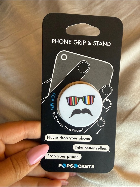 PopSockets Other - NWT 🏷️ | POPSOCKETS | Mustache PopSocket | White Black | One Size